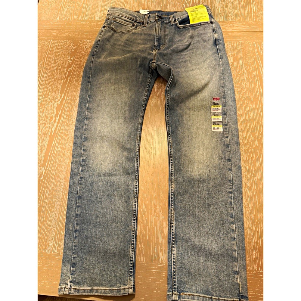Levi's Men's 506 32x30 Straight Regular Fit Levi's Flex Stretch Denim Jeans NWT